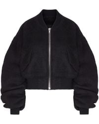 Rick Owens - Cropped Oversized Bomber Jacket - Lyst