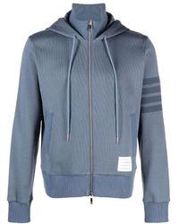 Thom Browne - Cotton Funnel Neck Hoodie - Lyst