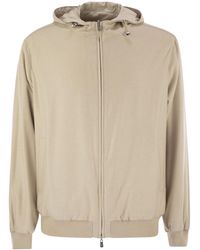 Fedeli - Reversible Hooded Bomber Jacket - Lyst