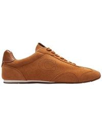 COACH - Lace-Up Suede Sneakers - Lyst