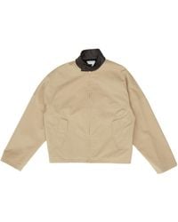 Bottega Veneta - Intrecciato Zip-Up Jacket - Lyst