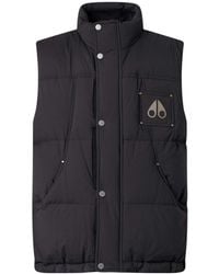 Moose Knuckles - Logo Patch Down Gilet - Lyst
