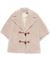 Max Mara - Collared Toggle-Fastening Coat - Lyst