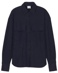 Closed - Ribbed Pocket Shirt - Lyst