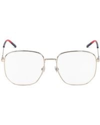 Gucci - Eyewear Hexagon Frame Glasses - Lyst