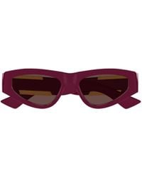 Bottega Veneta - Eyewear Dash Cat-Eye Frame Sunglasses - Lyst