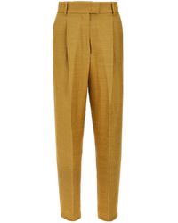 Max Mara - Efedra Pleated Straight-Leg Trousers - Lyst