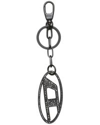 DIESEL - Holy-C Oval D Keyring - Lyst