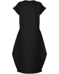 Pleats Please Issey Miyake - Zig Zag Cocoon Knitted Dress - Lyst