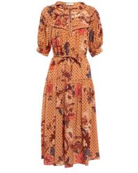 Ulla Johnson - Printed Mid-Length Dress - Lyst
