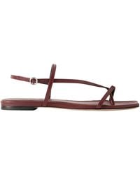 Aeyde - Thin-Strap Low-Heel Shoes - Lyst