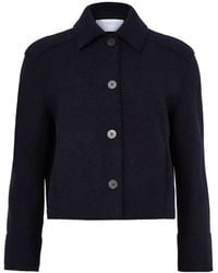 Harris Wharf London - Boiled Wool Short Jacket - Lyst