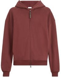 Brunello Cucinelli - Cotton Smooth French Terry Topwear With Shiny Zipper Pull - Lyst