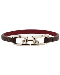 Ferragamo - Bicolor Gancini Bracelet - Lyst