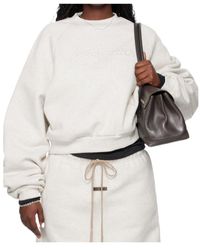 Fear Of God - Long-Sleeved Cropped Sweatshirt - Lyst