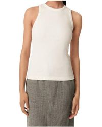 Bottega Veneta - Cotton Rib Jersey Tank Top - Lyst