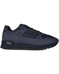 BOSS - Solid Color Sneakers - Lyst