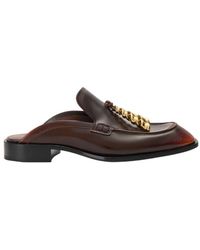 Loewe - Edge Loafer Mules - Lyst