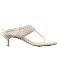 Magda Butrym - Crocheted High-Heeled Sandals - Lyst