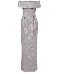 Rebecca Vallance - Ruth Off-Shoulder Brocade Bustier Gown - Lyst