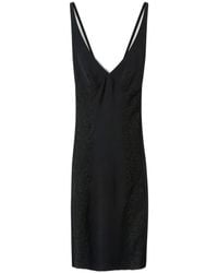 Stella McCartney - Lace-Panel Midi Dress - Lyst