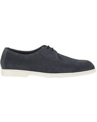 Doucal's - Suede Two-Hole Lace-Up - Lyst