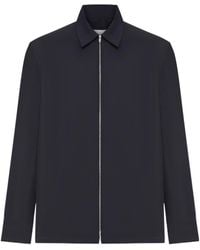 Jil Sander - Zip Cotton Shirt - Lyst