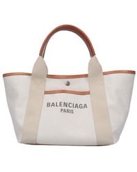Balenciaga - Logo Detailed Small Tote Bag - Lyst