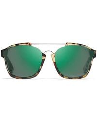 Dior - Tortoise Turtle Square Sunglasses - Lyst