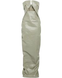 Rick Owens - Sleeveless Off-The-Shoulder Denim Dress - Lyst