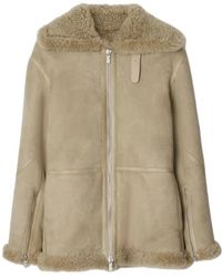 Burberry - Long Sleeved Zip-Up Jacket - Lyst