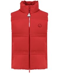 Moncler - X Asap Rocky Logo Patch Zip-Up Gilet - Lyst