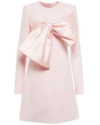 Giambattista Valli - Bow-Detail Crêpe Minidress - Lyst
