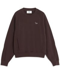 Maison Kitsuné - Maison Kitsuné Baby Fox Open Pocket Sweatshirt - Lyst