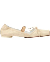 MM6 by Maison Margiela - Elastic Strap Ballet Flats - Lyst