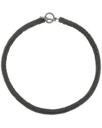 Brunello Cucinelli - Monili Chain Bead Detailed Necklace - Lyst