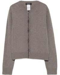 Fabiana Filippi - Embellished Crewneck Cardigan - Lyst