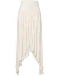 AYA MUSE - Elya Asymmetric Pleated Midi Skirt - Lyst