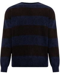 Etro - Crew Neck Long-Sleeved Knitwear - Lyst