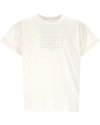 Maison Margiela - Logo Printed Crewneck T-Shirt - Lyst