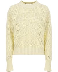 Fabiana Filippi - Open-Knit V-Neck Knitted Top - Lyst