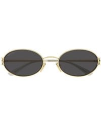 Gucci - Eyewear Oval Frame Sunglasses - Lyst