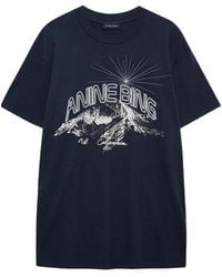 Anine Bing - "Walker" Tee California - Lyst