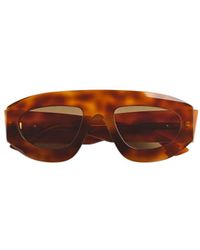 Bottega Veneta - Eyewear Ultrathin Shield Sunglasses - Lyst