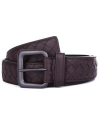 Bottega Veneta - Knit Buckle Ring Hole Eye Belt - Lyst