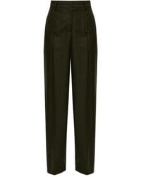Moncler - Pleated-Detail Trousers - Lyst