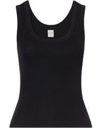 Flore Flore - Organic Cotton-Jersey Tank Top - Lyst