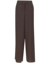 Marella - Maggio Pinstriped Palazzo Pants - Lyst