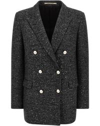 Tagliatore - Jasmine Tweed Blazer - Lyst