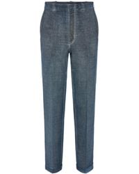 Maison Margiela - Double-Dyed Wool Trousers - Lyst